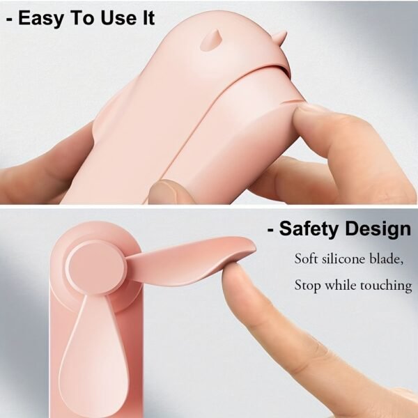 07f0103f-6d1c-4cf6-a1c4-7c2f4e642012.jpg 2-in-1 Mini Handheld Fan with Power Bank USB Rechargeable Portable Pocket Fan – Pink