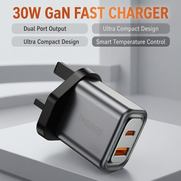 1d56ca56-2c8a-4cde-9b59-0be0a2e0c18d.jpg PD 30W GaN Fast Charger 2-Port Type-C Plug Charger