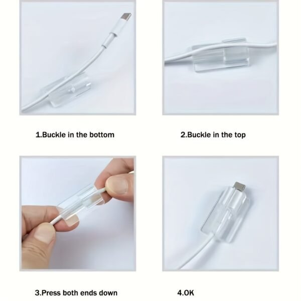 4pcs Rabbit & Flower 3D Anti-Break Data Cable Protectors