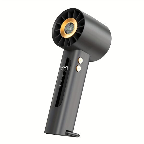 Hurricane Mini USB Portable Turbo Fan 100-Speed High-Speed Handheld Fan with Compass