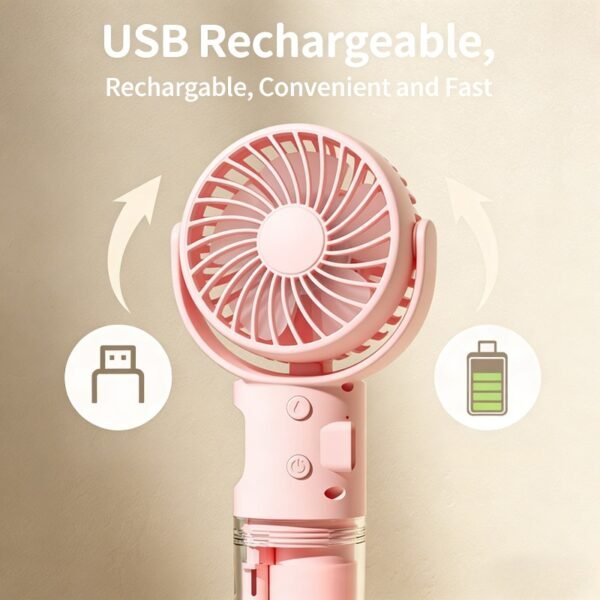 Water-Cooled Spray Fan with Humidification & 4-Speed Cooling