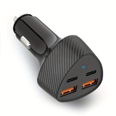 USB-C Fast Charging Car Charger Adapter