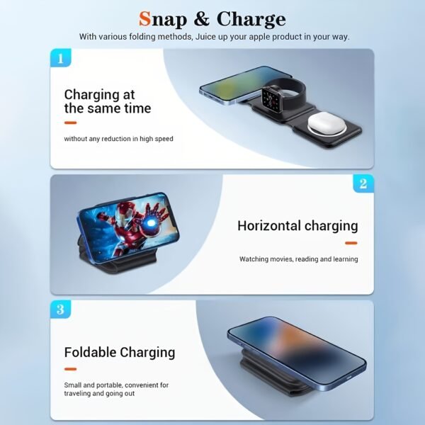 717d8993-2ebb-4144-b6bc-4f0523b90ff5.jpg 3-in-1 Magnetic Foldable Wireless Charging Station Fast Travel Charger
