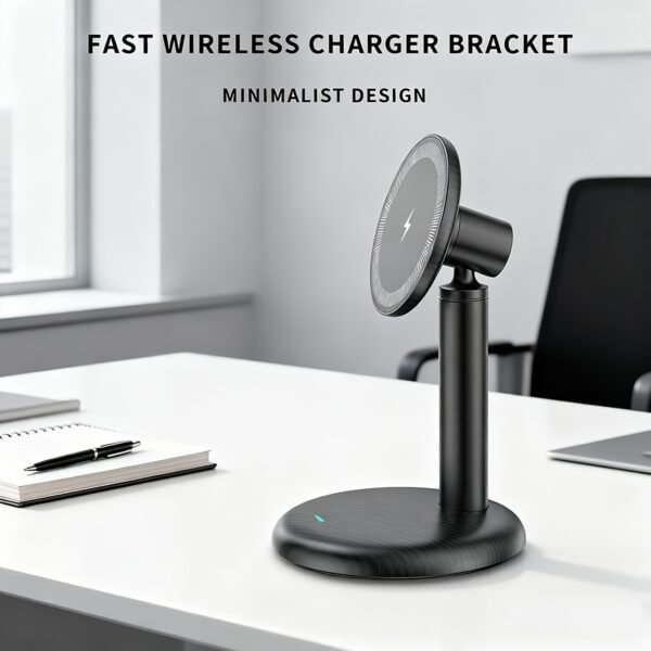 15W Magnetic Wireless Charging Stand Desktop Fast Charger