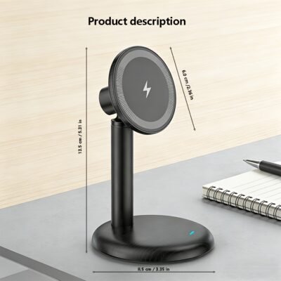15W Magnetic Wireless Charging Stand Desktop Fast Charger