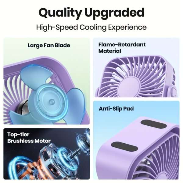 91001269-c485-4eb4-9c24-e6584ef56466.jpg Portable USB Desk Fan with Brushless Motor Quiet Mini Table Fan
