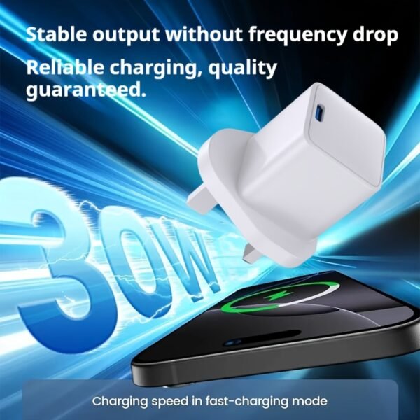 30W PD USB-C Fast Charger Wall Adapter