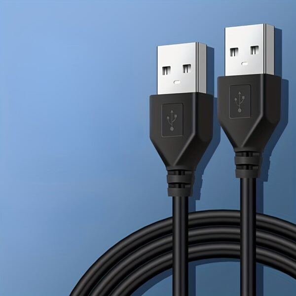 USB Male-to-Male Dual USB Data Cable USB to USB Connection Cable