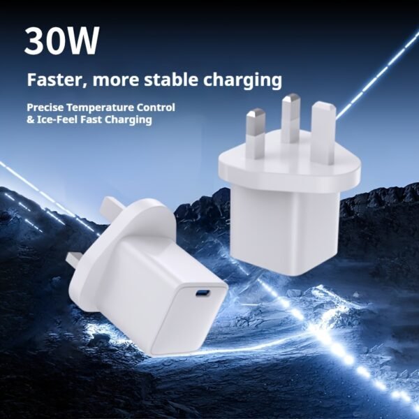 30W PD USB-C Fast Charger Wall Adapter