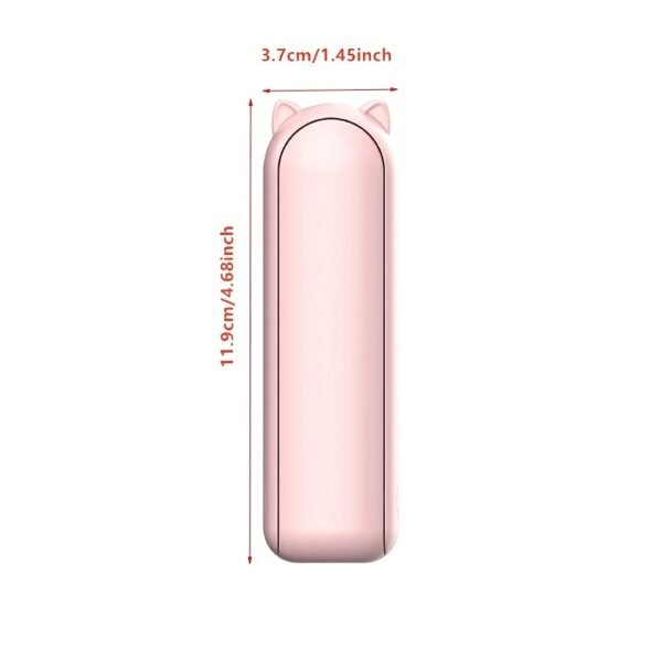 cf2ad5d2-8218-49c6-892e-2939560e8686.jpg 2-in-1 Mini Handheld Fan with Power Bank USB Rechargeable Portable Pocket Fan – Pink