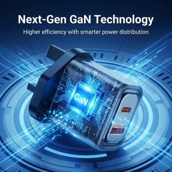 d530f155-8699-4202-a8fd-a18d47c06e07.jpg PD 30W GaN Fast Charger 2-Port Type-C Plug Charger