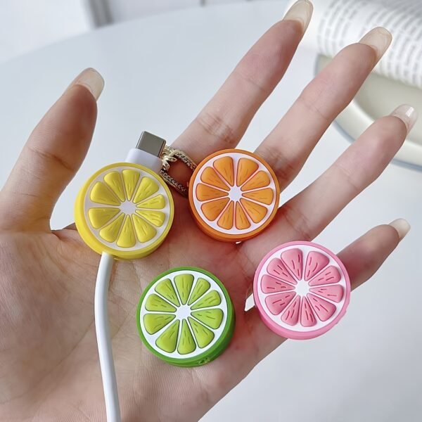 eb8e1c1b-8df8-4fae-abaa-1214fb134446.jpg Fresh Fruit Lemon Phone Data Cable Protective Case